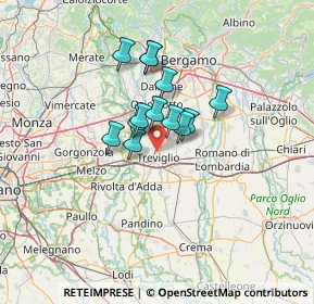 Mappa Via Mons.E.Bignamini, 24047 Treviglio BG, Italia (8.74846)
