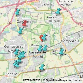 Mappa Via Pietro Nenni, 20060 Bussero MI, Italia (2.73353)