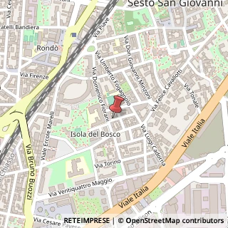 Mappa Via Gilberto Levi, 17, 20099 Sesto San Giovanni, Milano (Lombardia)