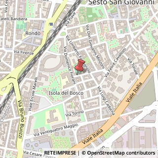 Mappa Via Tino Savi, 22, 20099 Sesto San Giovanni, Milano (Lombardia)