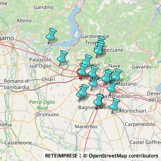 Mappa Via Finiletti, 25039 Torbole Casaglia BS, Italia (11.12833)