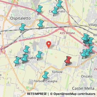 Mappa Via Finiletti, 25039 Torbole Casaglia BS, Italia (2.8415)