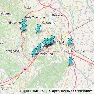 Mappa Via Petrarca, 36051 Vicenza VI, Italia (5.53364)
