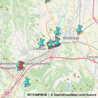 Mappa Via Petrarca, 36051 Vicenza VI, Italia (3.81364)