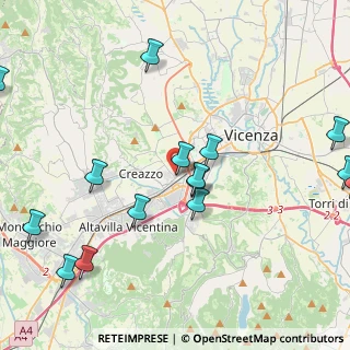 Mappa Via Petrarca, 36051 Creazzo VI, Italia (5.10933)