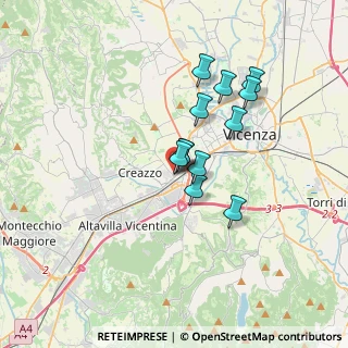 Mappa Via Petrarca, 36051 Creazzo VI, Italia (2.58)