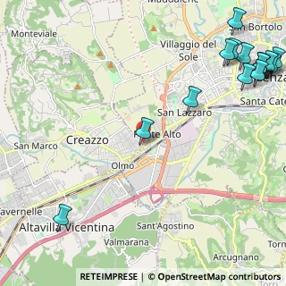 Mappa Via Petrarca, 36051 Vicenza VI, Italia (3.406)