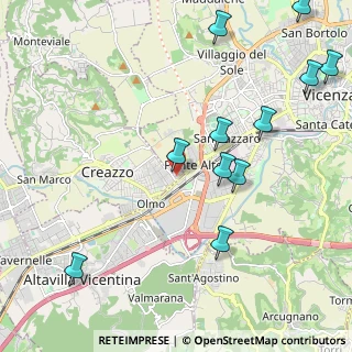 Mappa Via Petrarca, 36051 Creazzo VI, Italia (2.54182)