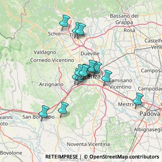 Mappa 36100 Creazzo VI, Italia (10.50133)