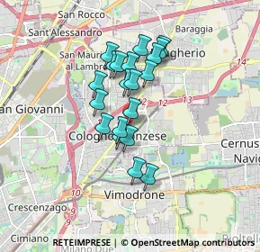 Mappa Via Negrinelli, 20093 Cologno Monzese MI, Italia (1.3155)