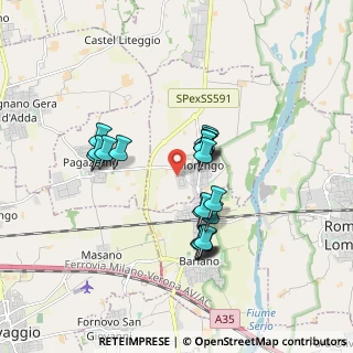 Mappa Via Cavaliere Q. Agliardi, 24050 Morengo BG, Italia (1.474)