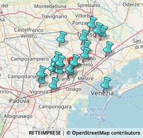 Mappa 30030 Martellago VE, Italia (10.623)