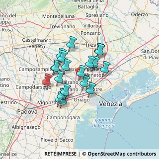 Mappa 30030 Martellago VE, Italia (10.2375)