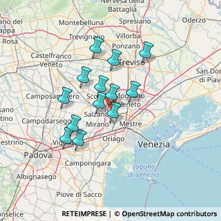 Mappa 30030 Martellago VE, Italia (11.21077)