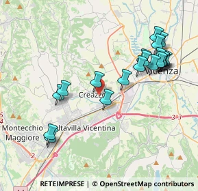 Mappa Via Don Giovanni Minzoni, 36051 Creazzo VI, Italia (4.15)