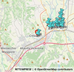 Mappa Via Don Giovanni Minzoni, 36051 Creazzo VI, Italia (4.15455)