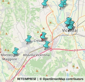 Mappa Via Don Giovanni Minzoni, 36051 Creazzo VI, Italia (4.69)