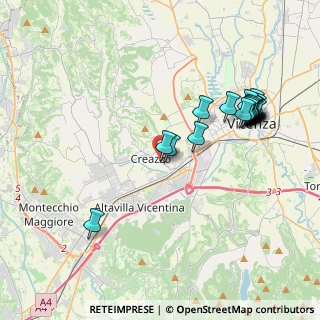 Mappa Via Don Giovanni Minzoni, 36051 Creazzo VI, Italia (4.1905)