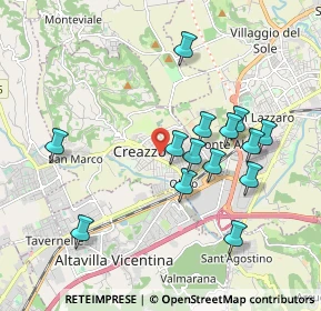 Mappa Via Don Giovanni Minzoni, 36051 Creazzo VI, Italia (1.82429)