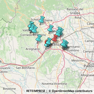 Mappa Vicolo Giorgione, 36051 Creazzo VI, Italia (10.78)