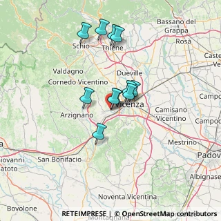 Mappa Vicolo Giorgione, 36051 Creazzo VI, Italia (10.96636)