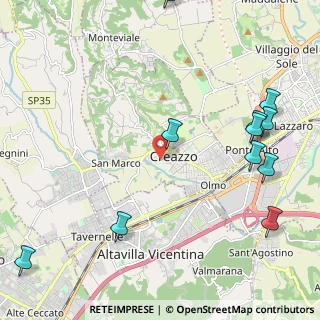 Mappa Vicolo Giorgione, 36051 Creazzo VI, Italia (2.84273)