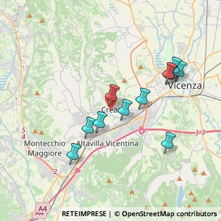 Mappa Vicolo Giorgione, 36051 Creazzo VI, Italia (3.61)