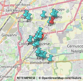 Mappa Via C.A. dalla Chiesa, 20093 Cologno Monzese MI, Italia (1.483)