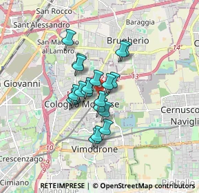Mappa Via C.A. dalla Chiesa, 20093 Cologno Monzese MI, Italia (1.1335)