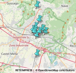 Mappa Via Gambara n 34 Palagiustizia ?, 25121 Brescia BS, Italia (1.88455)