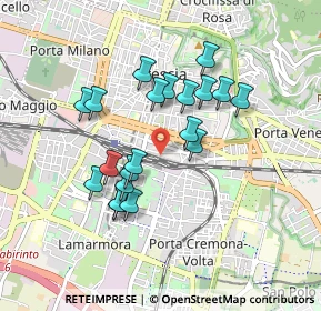 Mappa Via Gambara n 34 Palagiustizia ?, 25121 Brescia BS, Italia (0.7625)