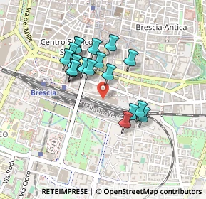 Mappa Via Gambara n 34 Palagiustizia ?, 25121 Brescia BS, Italia (0.3615)