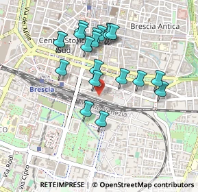 Mappa Via Gambara n 34 Palagiustizia ?, 25121 Brescia BS, Italia (0.4275)