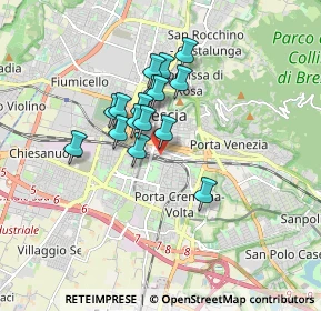 Mappa Via Gambara n 34 Palagiustizia ?, 25121 Brescia BS, Italia (1.2375)