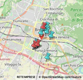 Mappa Via Gambara n 34 Palagiustizia ?, 25121 Brescia BS, Italia (0.95813)