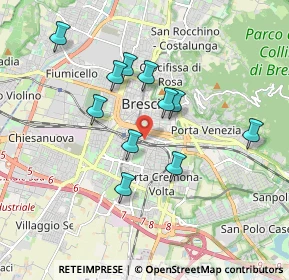 Mappa Via Gambara n 34 Palagiustizia ?, 25121 Brescia BS, Italia (1.59455)