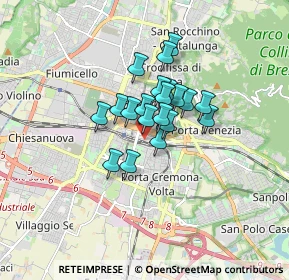 Mappa Via Gambara n 34 Palagiustizia ?, 25121 Brescia BS, Italia (1.0415)