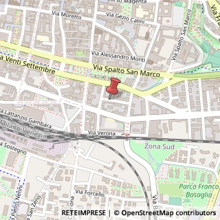 Mappa Via Giovanni Bruni,  12, 25121 Brescia, Brescia (Lombardia)