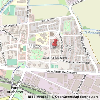 Mappa Via Gandhi, 21, 20017 Rho, Milano (Lombardia)