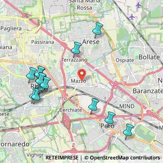 Mappa Via Palmiro Togliatti, 20017 Rho MI, Italia (2.446)