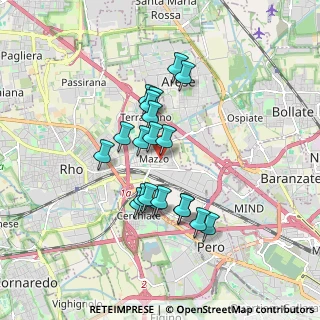 Mappa Via Palmiro Togliatti, 20017 Rho MI, Italia (1.431)