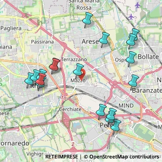 Mappa Via Palmiro Togliatti, 20017 Rho MI, Italia (2.40833)