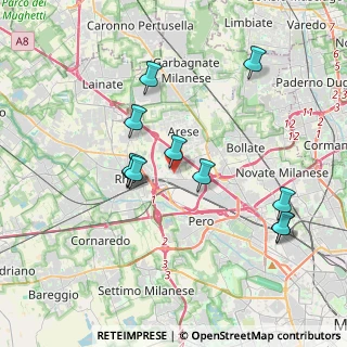 Mappa Via P. Togliatti, 20017 Rho MI, Italia (3.60818)