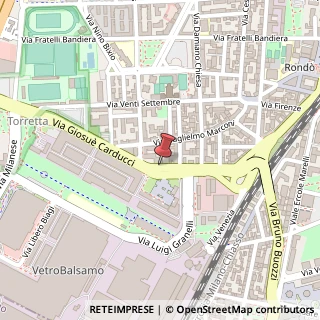 Mappa Via Giosuè Carducci, 58, 20099 Sesto San Giovanni, Milano (Lombardia)