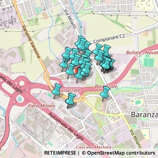 Mappa Via Moretti, 20021 Baranzate MI, Italia (0.27)