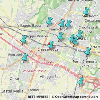 Mappa Via Chiesanuova, 25125 Brescia BS, Italia (2.30308)