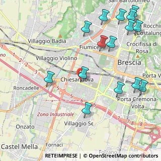 Mappa Via Chiesanuova, 25125 Brescia BS, Italia (2.70867)