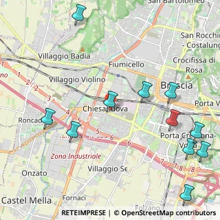 Mappa Via Chiesanuova, 25125 Brescia BS, Italia (2.75091)