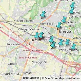 Mappa Via Chiesanuova, 25125 Brescia BS, Italia (1.99)