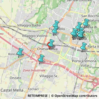 Mappa Via Chiesanuova, 25125 Brescia BS, Italia (2.23385)